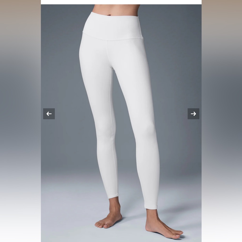 ALO Yoga Classic White Leggings
